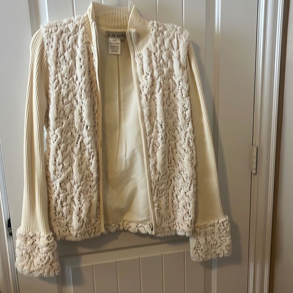 New! Never worn. A la cart fur jacket
